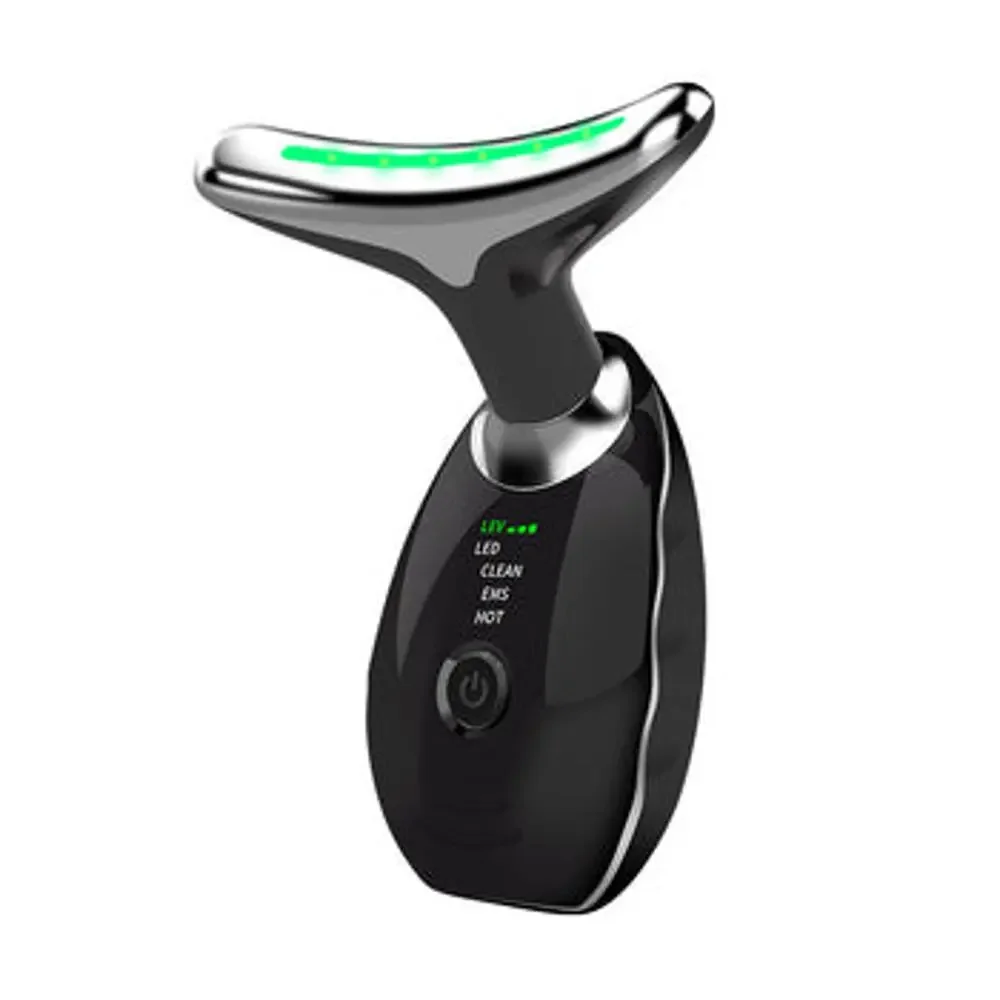 Beauty Massager 7 Color Wavy Acne Beauty Microcurrent Facial Device Skin Firming